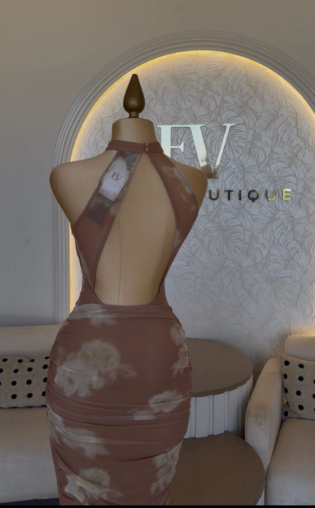 Vestido Floral Mesh