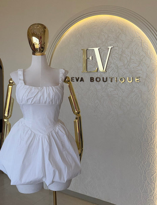 Vestido Bubble White